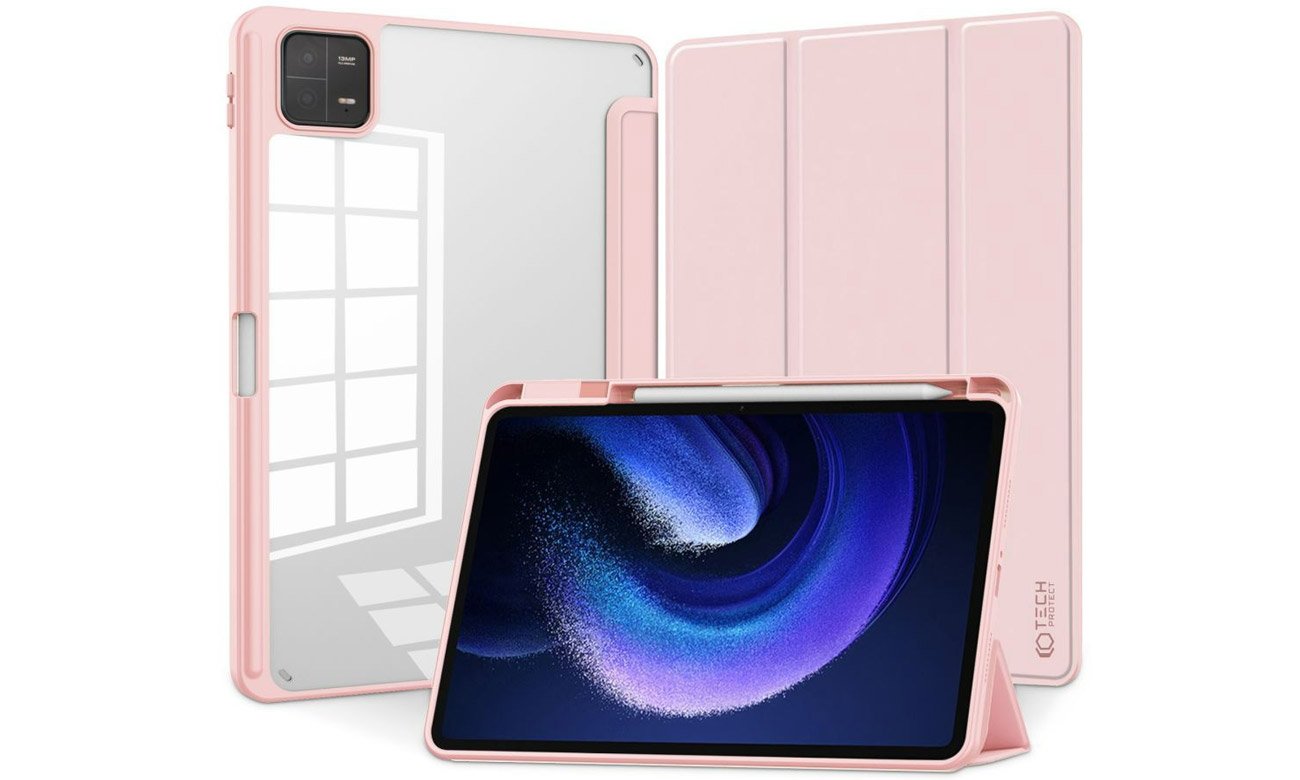Etui Tech-Protect SmartCase Pen Hybrid do Xiaomi Pad 6 pink