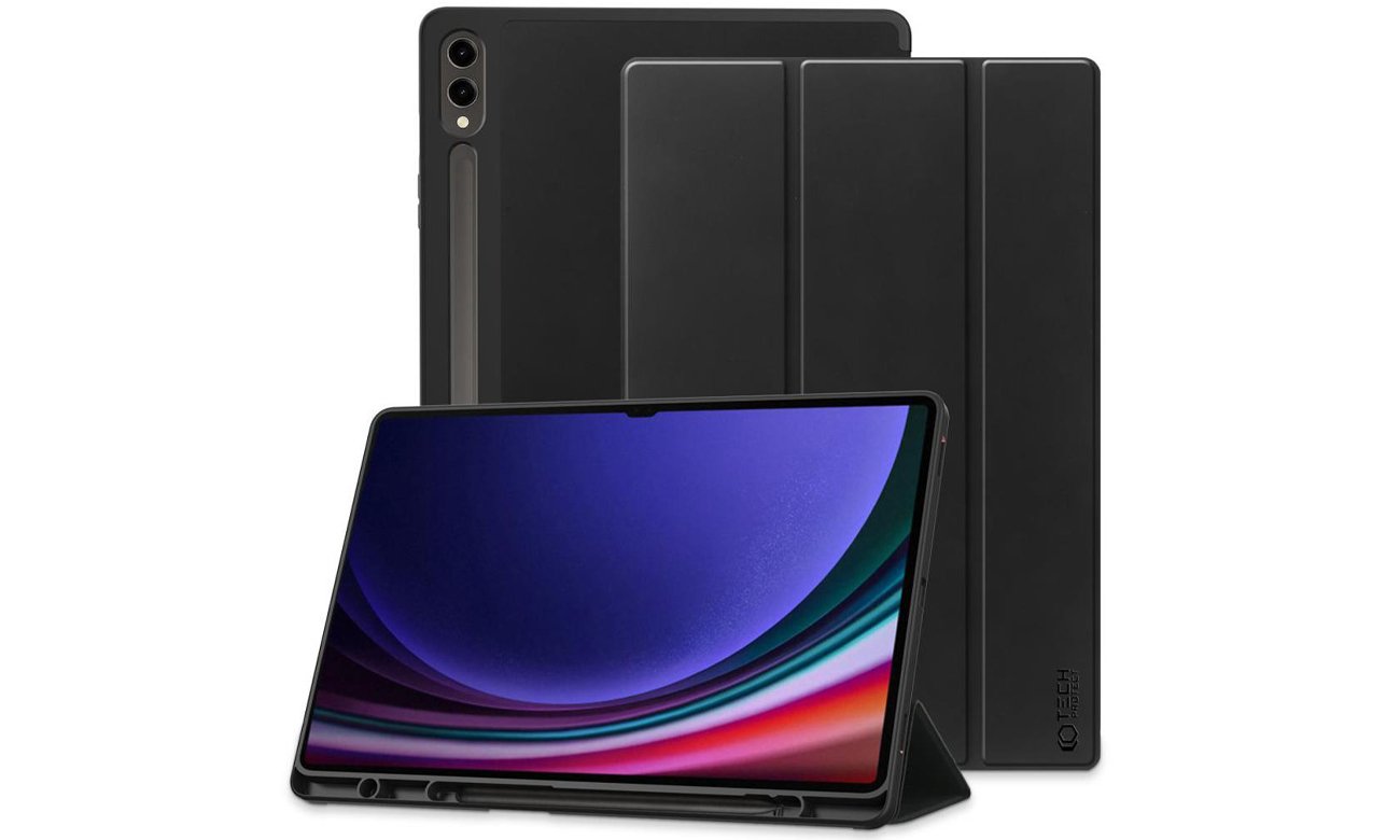 Tech-Protect SmartCase Pen do Samsung Galaxy Tab S9 FE+ X610 / X616 czarn