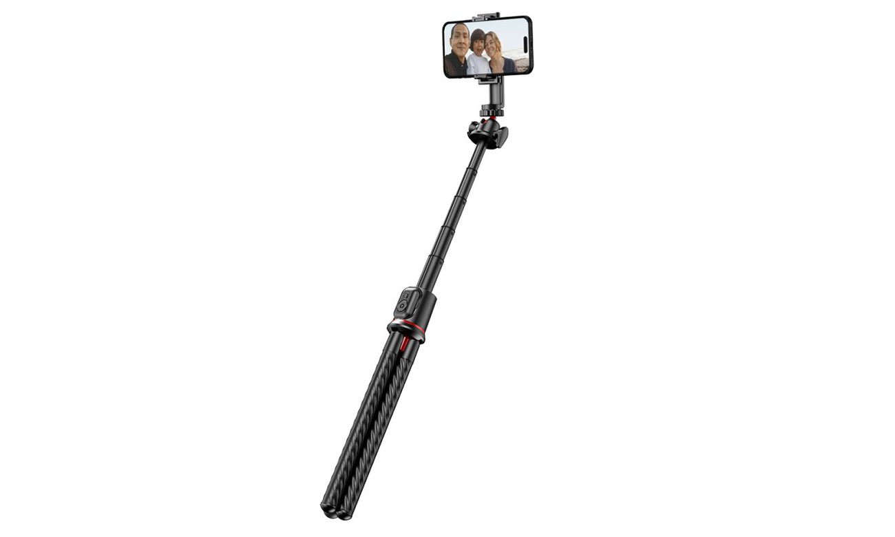 Tech-Protect L07S Selfie Stick Flexibles Stativ Pilot Bluetooth 