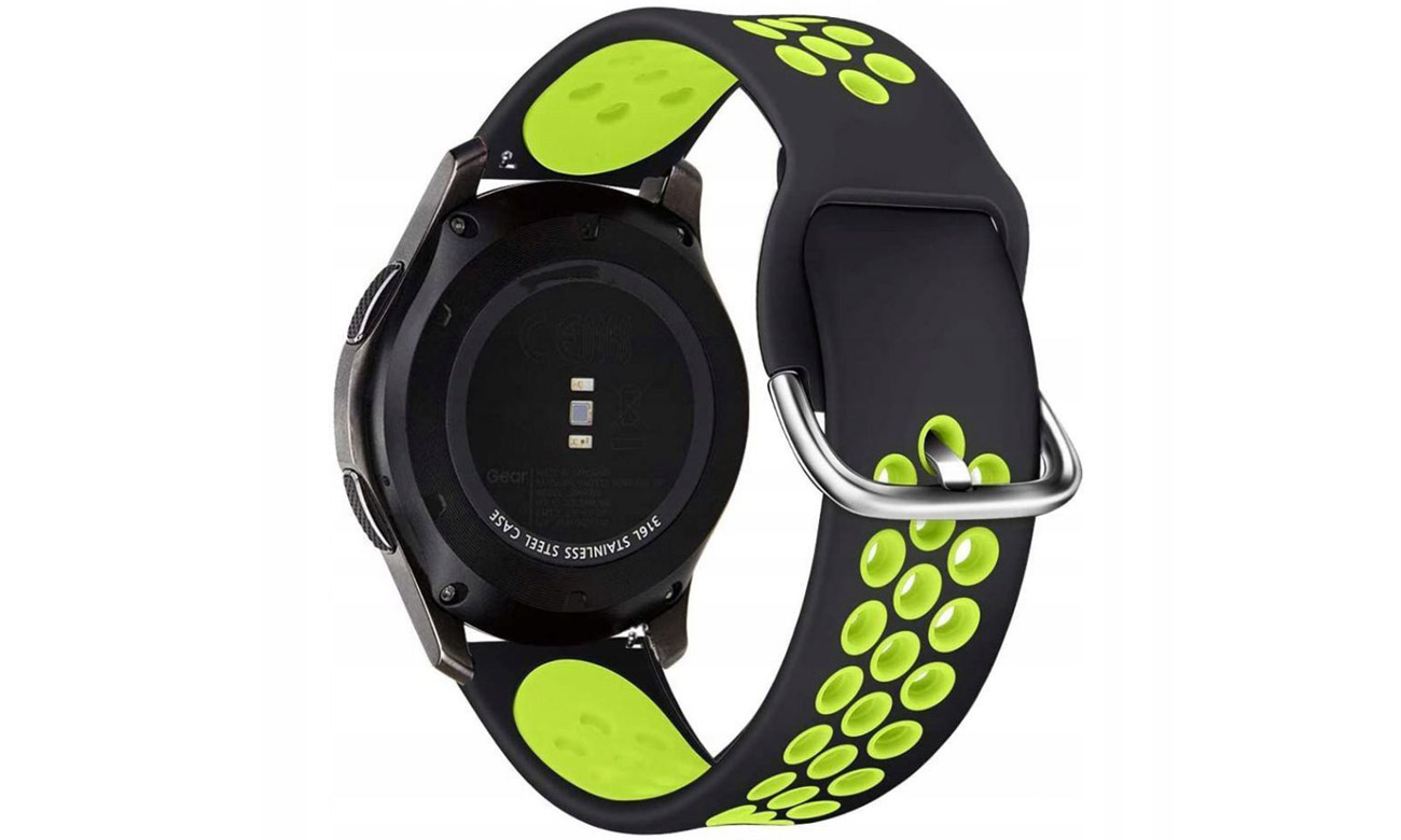 Pasek Tech-Protect Softband Czarno-limonkowy