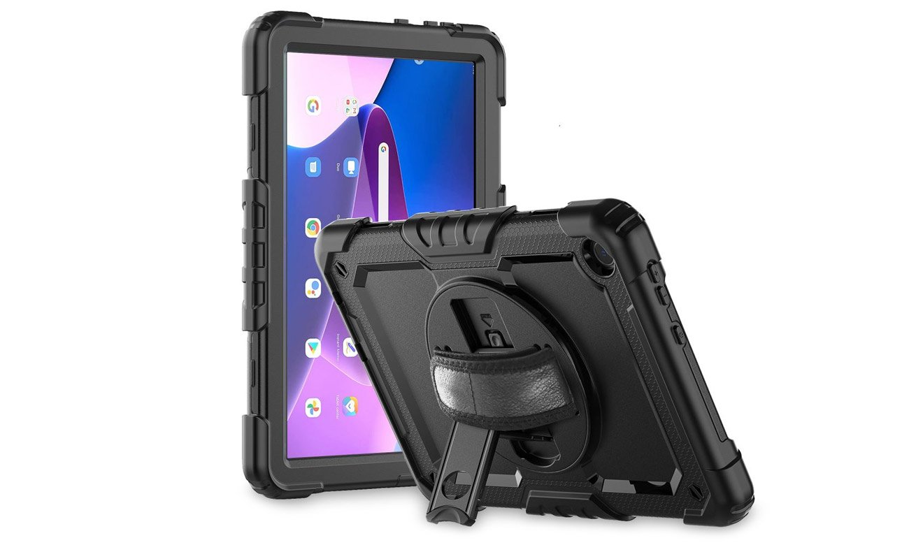 Etui Tech-Protect Solid360 für Lenovo Tab M10 Gen. 3 schwarz