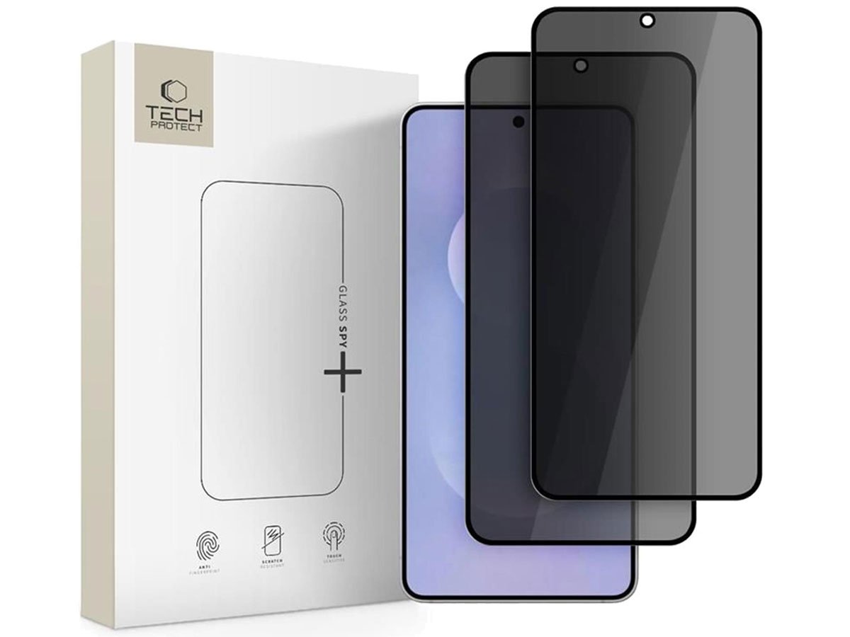 Tech-Protect Szkło Prywatyzujące Glass Spy+ 2-Pack do Galaxy S25 Edge