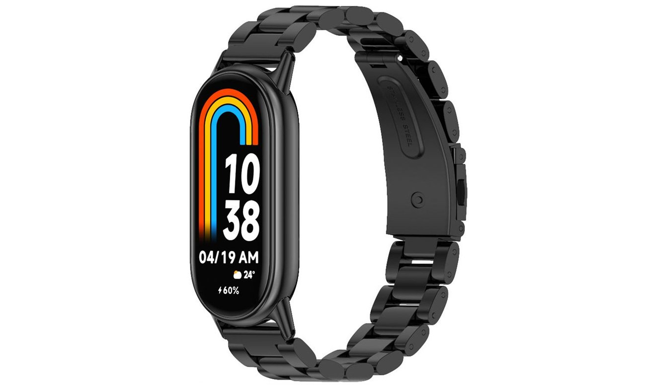 Tech-Protect Stainless Armband für Xiaomi Mi Band 8 / 8 NFC schwarz