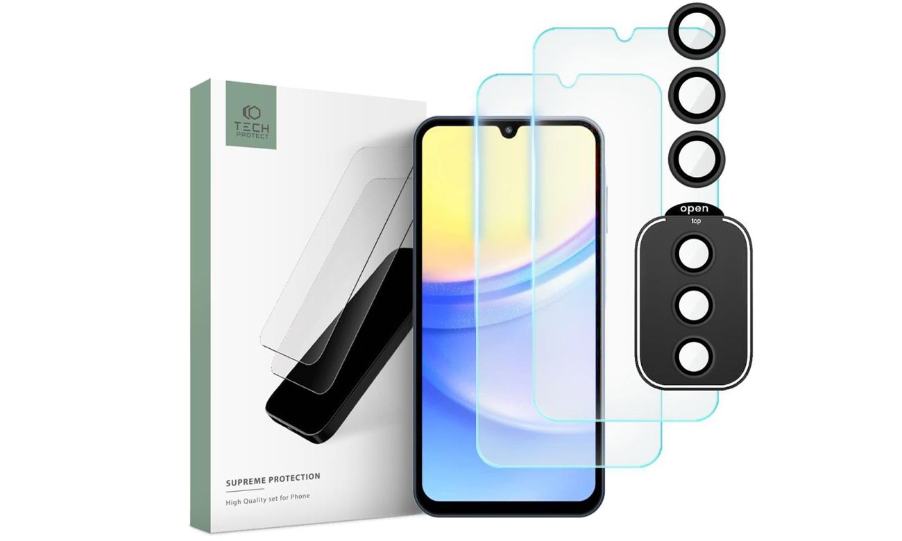 Tech-Protect Supreme Set do Samsung Galaxy A15 Clear