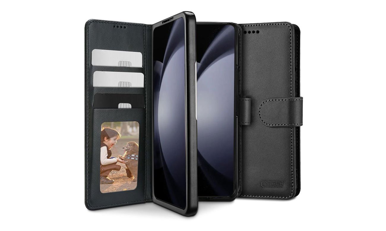 Tech-Protect Wallet für Samsung Galaxy Z Fold6 Schwarz