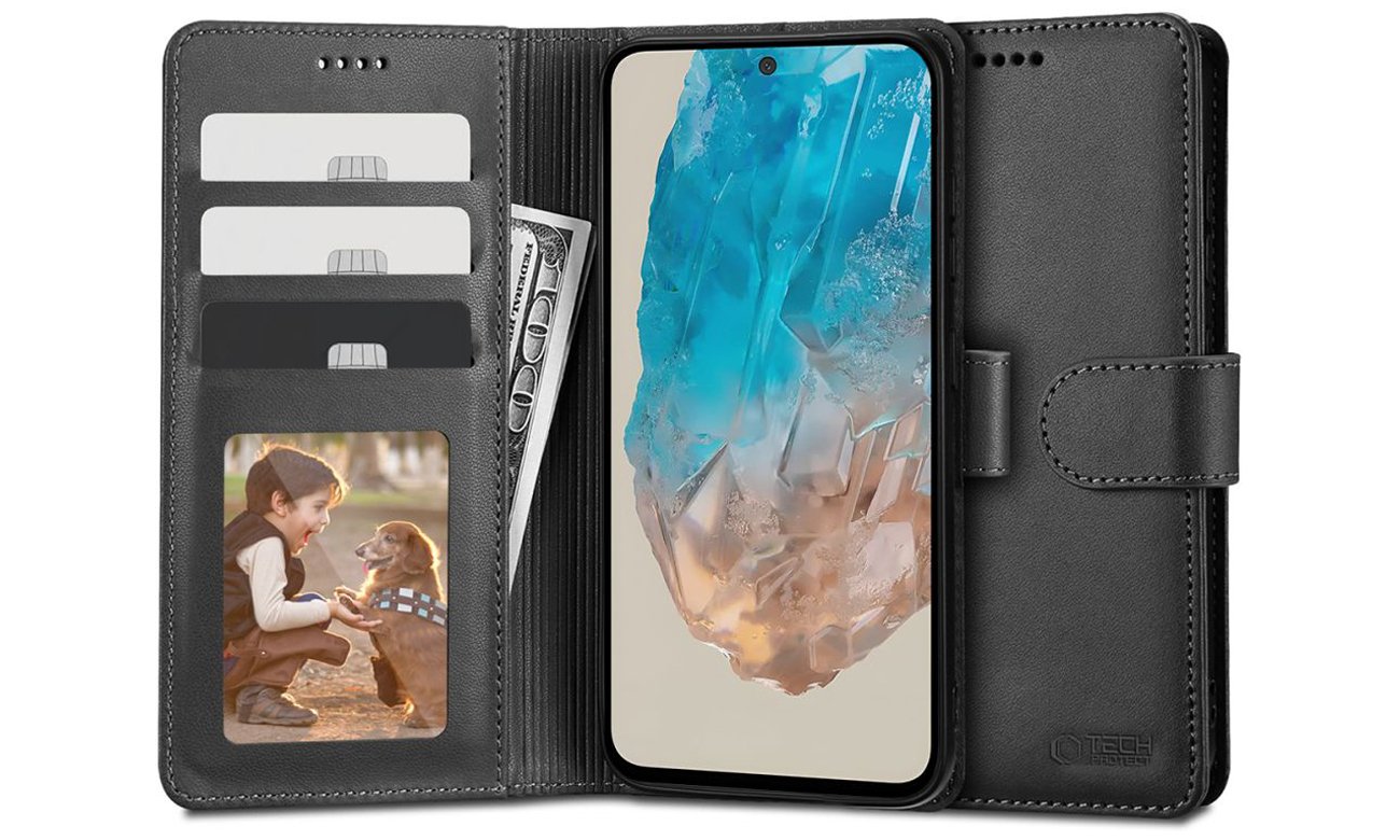 Etui Tech-Protect Wallet do Samsung Galaxy M35 5G black