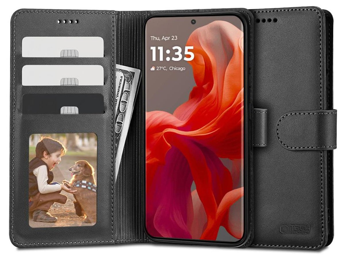 Tech-Protect Wallet Hülle für Motorola edge 50 ultra 5G