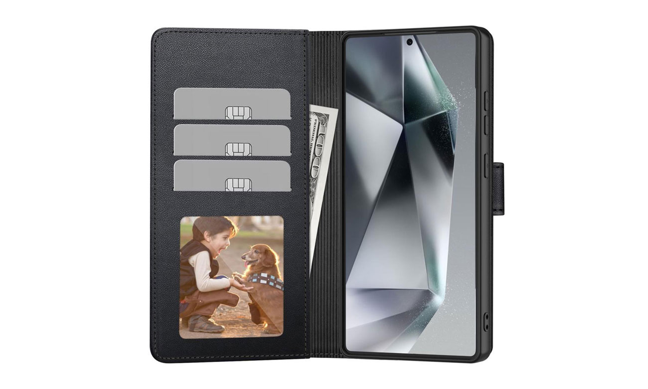 Tech-Protect Wallet do Samsung Galaxy A36 Matte Black