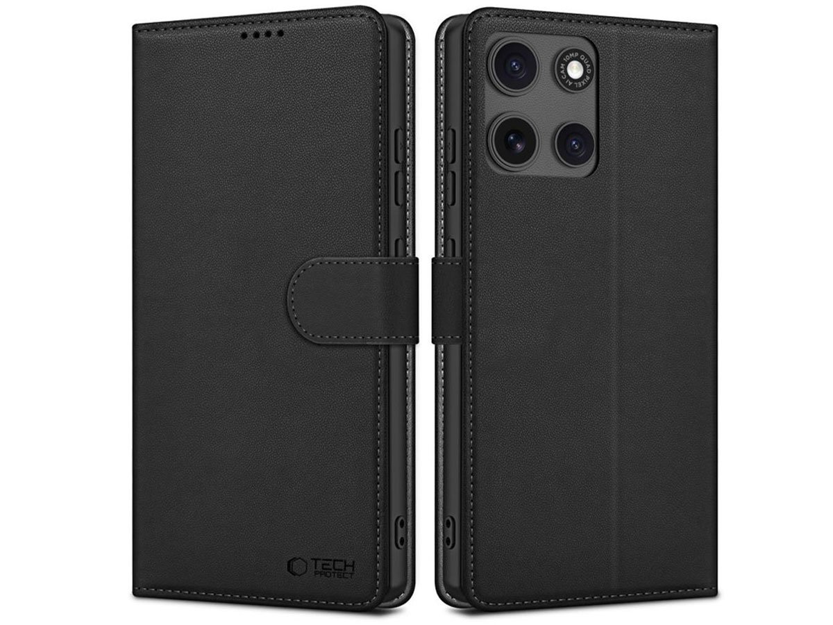 Etui Tech-Protect Wallet do Motorola moto g15 / moto g15 power Black