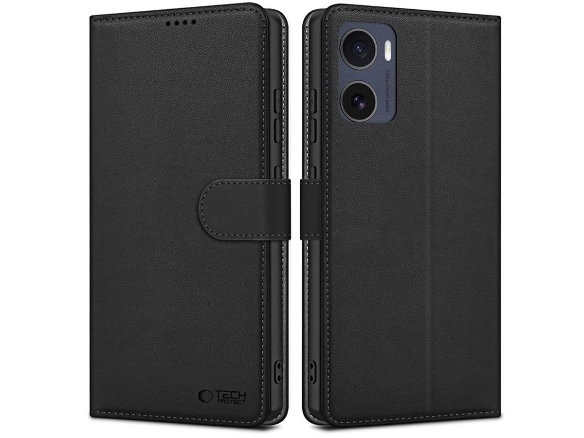 Etui Tech-Protect Wallet do Motorola moto g15 / moto g15 power Black
