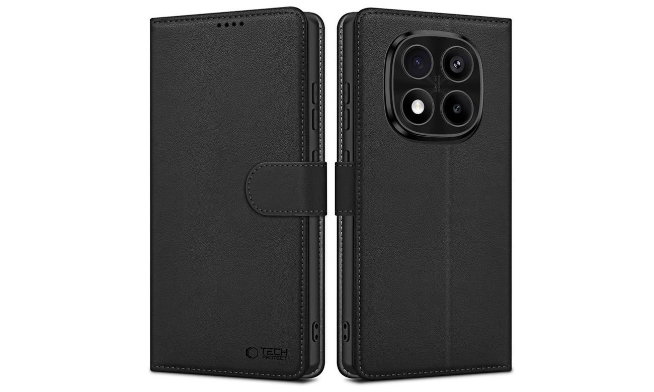 Etui Tech-Protect Wallet do Redmi Note 14 Pro 5G / POCO X7 5G Black
