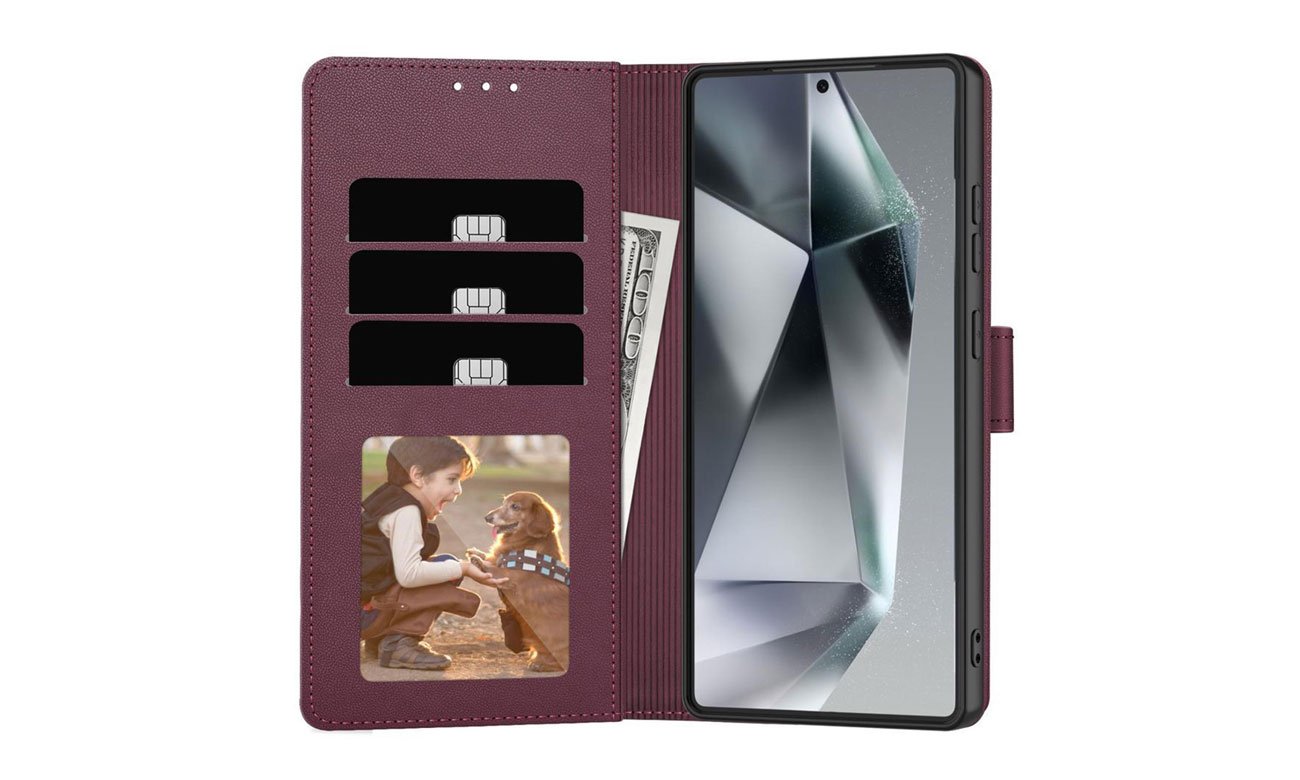 Tech-Protect Wallet do Samsung Galaxy A36 Matte Black