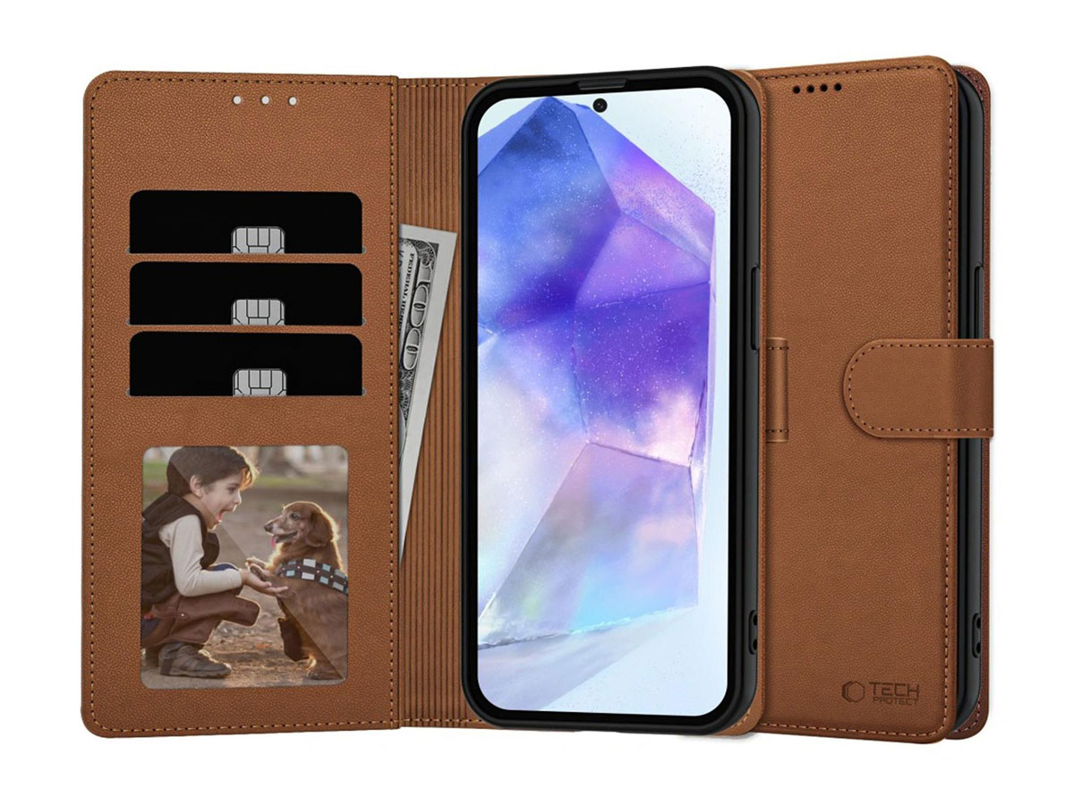 Tech-Protect Wallet do Samsung Galaxy A36 Matte Black