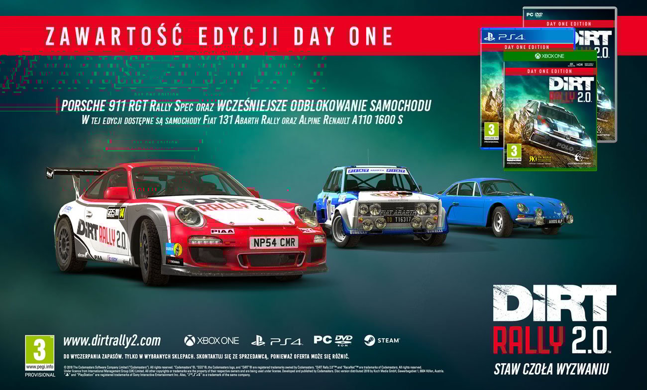 Gra PC DiRT Rally 2.0 Day One Edition