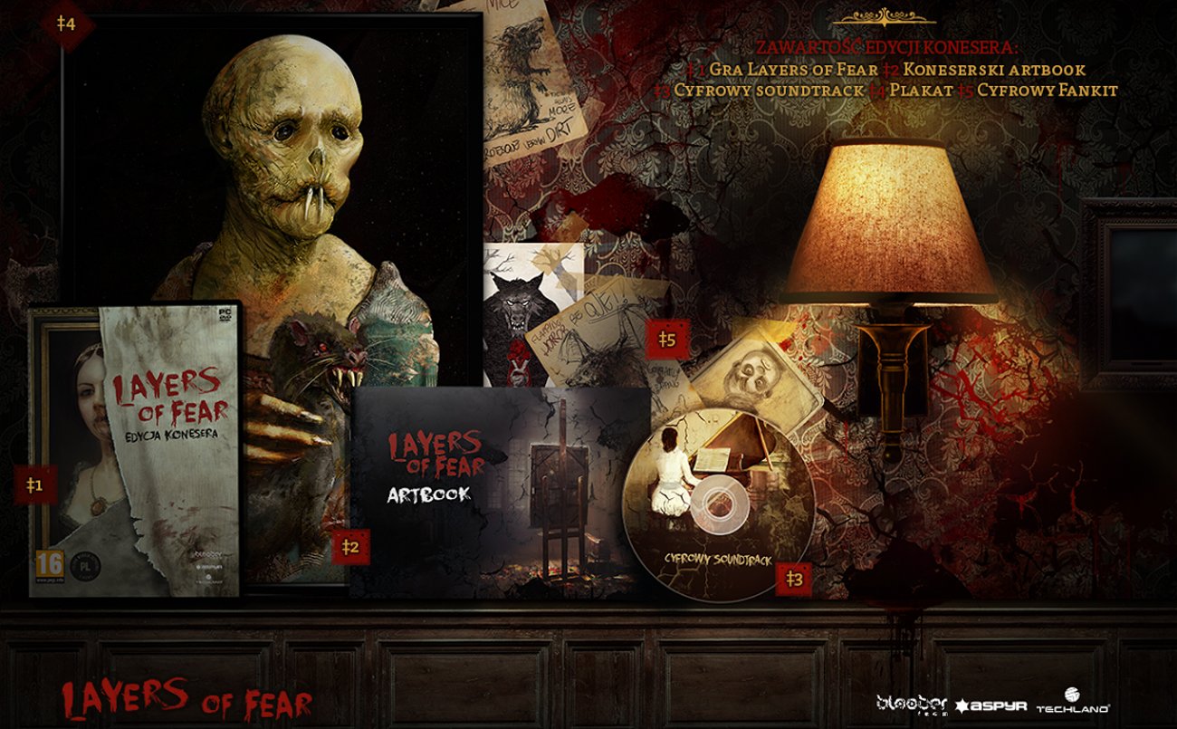 Layers of Fear Edycja Konesera zawartość