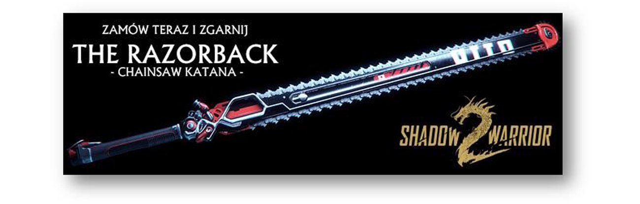 The Razorback - Chainsaw Katana