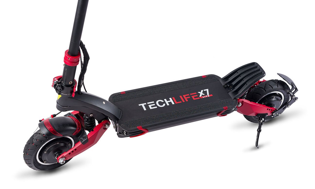 Hulajnoga elektryczna Techlife X7 Lite - Zbliżenie na podest