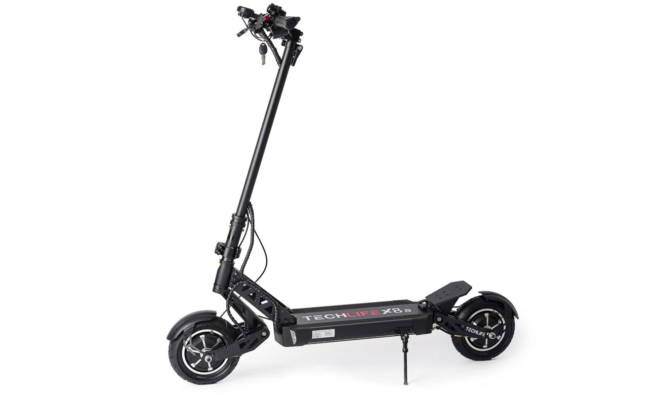 Hulajnoga elektryczna Techlife X8S - Widok lewego boku