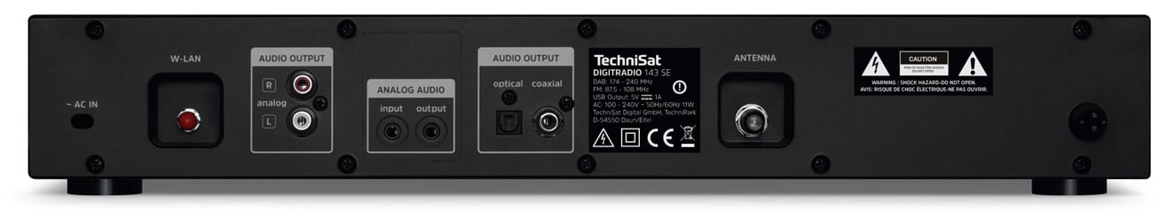 TechniSat DIGITRADIO 143 V3 widok z tyłu