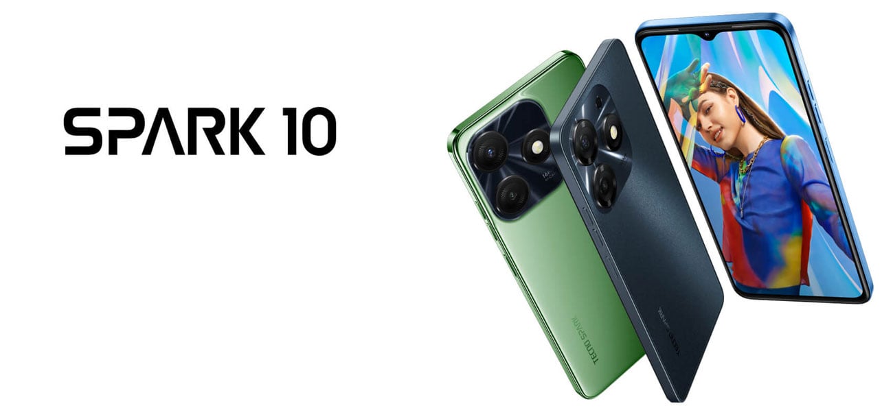 TECNO Spark 10 kolory smartfona
