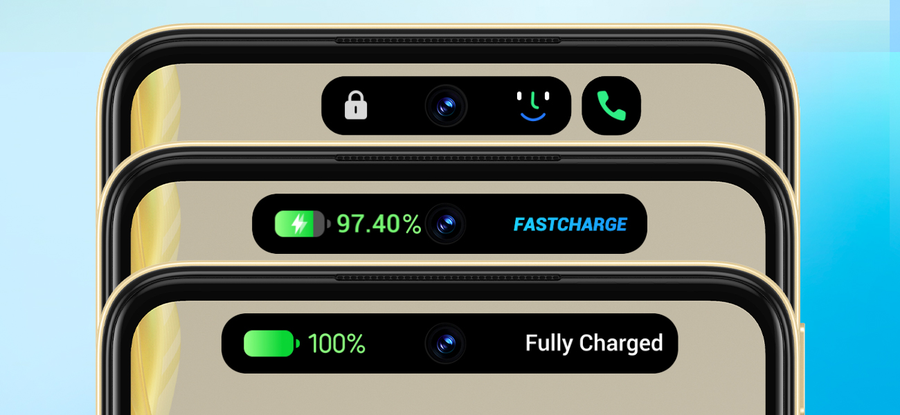 TECNO Spark Go 2024 ekran powiadomień Dynamic Port