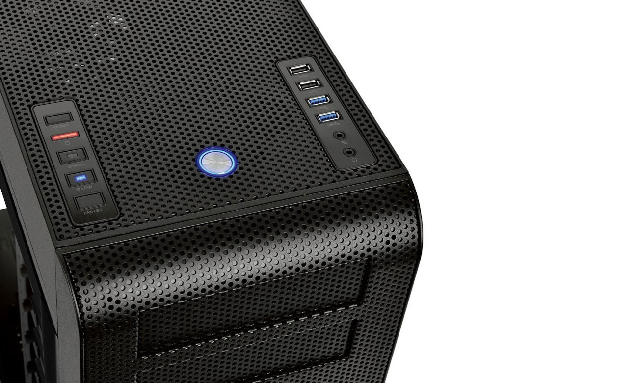 Thermaltake Core V71 Przyciski i złącza