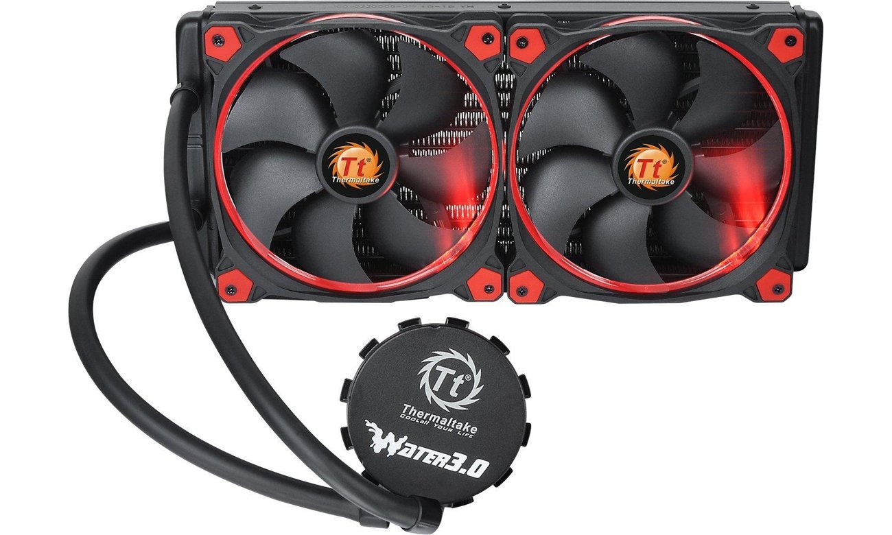 Thermaltake Water 3.0 Riing Red 280 chłodzenie wodne all-in-one