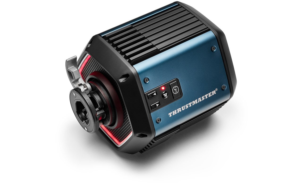 Podstawa kierownicy wyścigowej Thrustmaster T818 - Widok od góry pod kątem