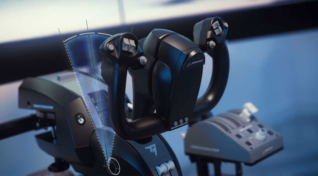 Wolant Thrustmaster TCA Yoke Boeing Edition - Podwieszony mechanizm PENDUL_R