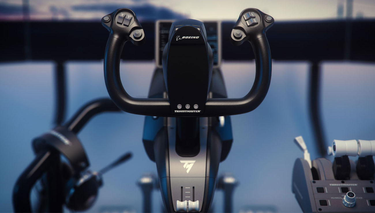 Wolant Thrustmaster TCA Yoke Boeing Edition - Szeroka wszechstronność i w pełni metalowa rama