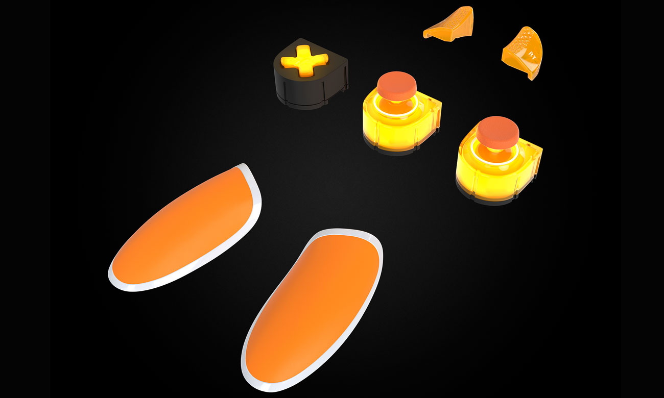 Pakiet zamiennych modułów Thrustmaster ESWAP X LED Orange Crystal Pack