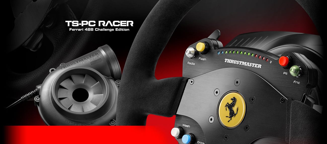 2960798 volante thrustmaster ts-pc racer ferrari 488 challenge edition