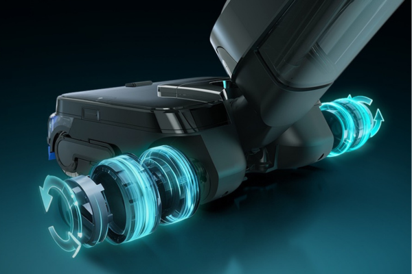 Technologia Tineco SmoothDrive — inteligentny napęd kół 360°