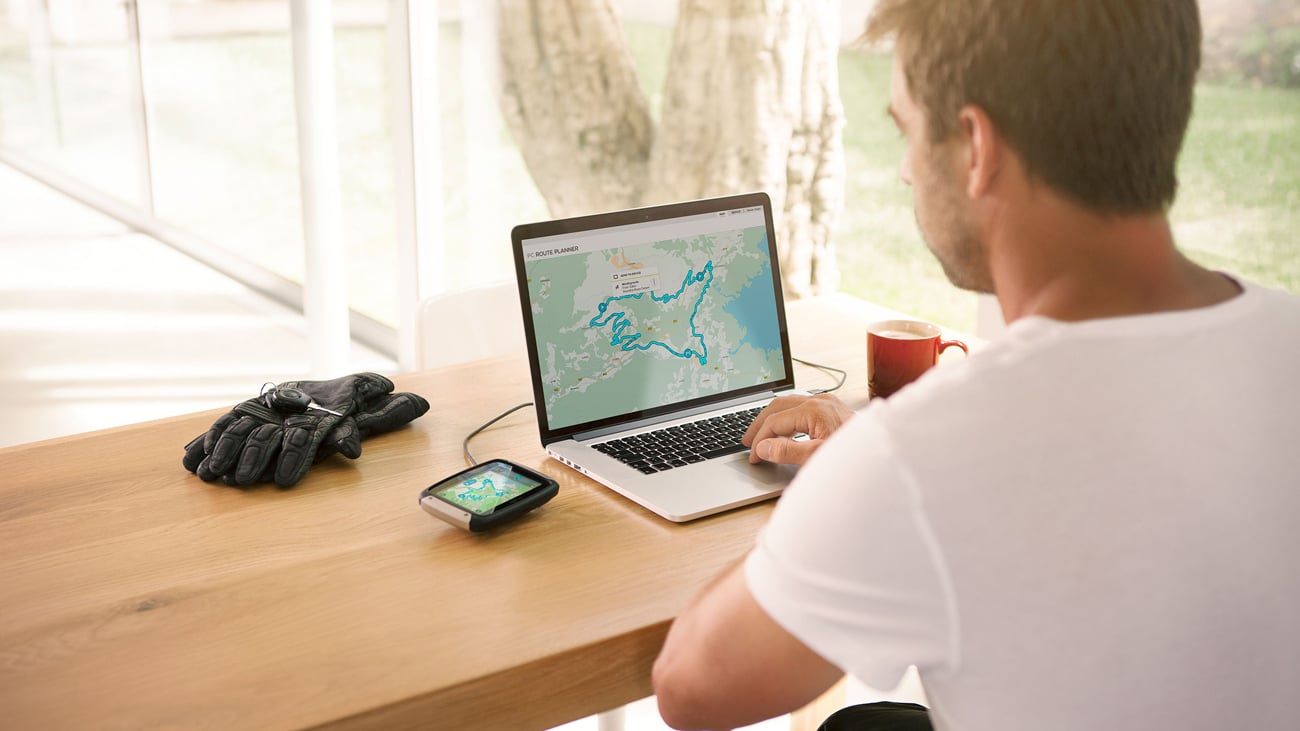 Nawigacja GPS TomTom Rider 400 - planowanie trasy