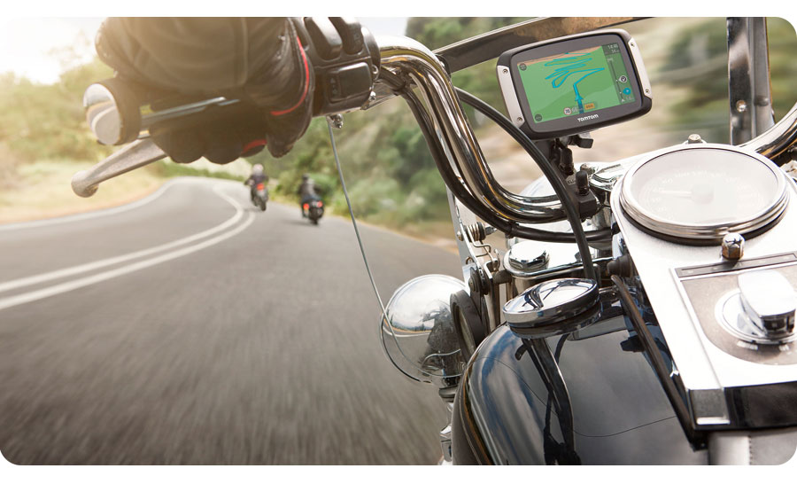 Nawigacja GPS TomTom Rider 400 Premium - asystent pasa ruchu
