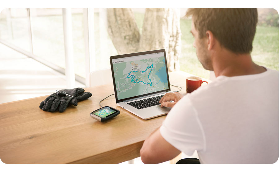 Nawigacja GPS TomTom Rider 400 Premium - planowanie trasy