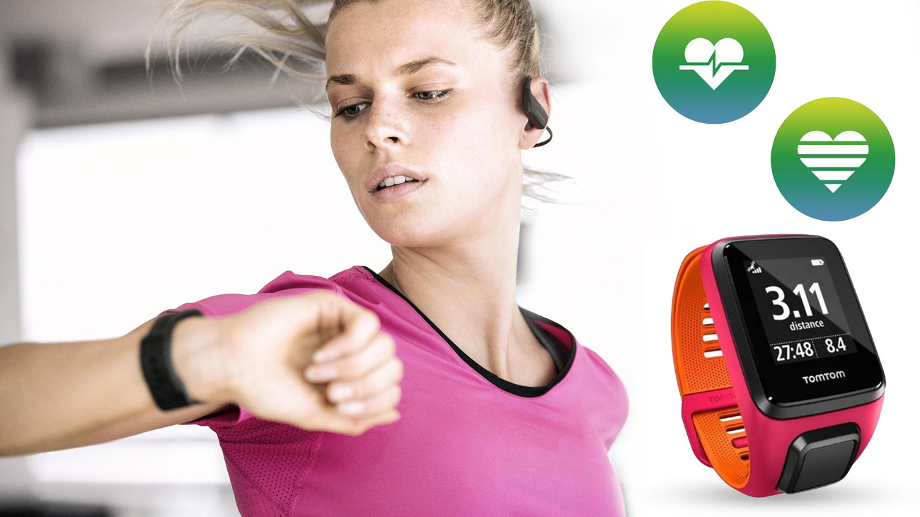 Muzyka i tętno na nadgarstku