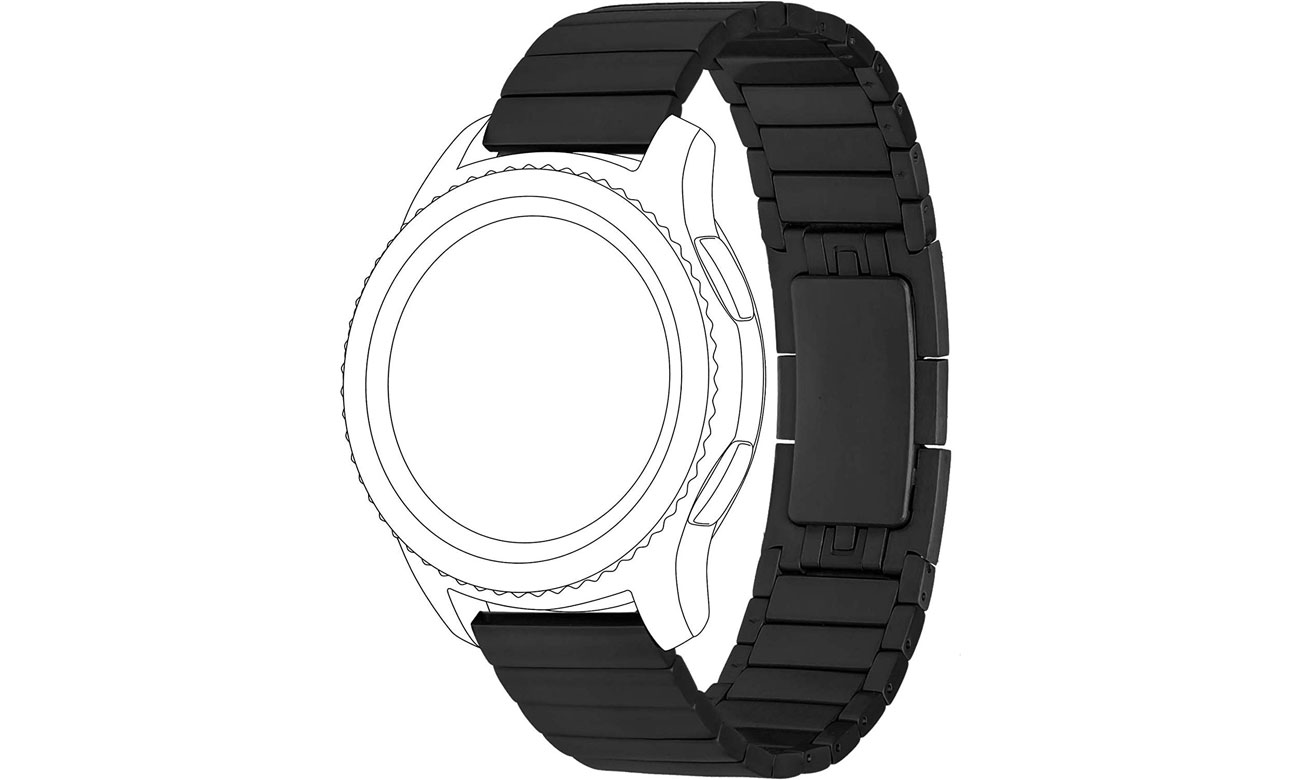 TOPP Pasek 46mm Bransoleta czarny 40-40-4328