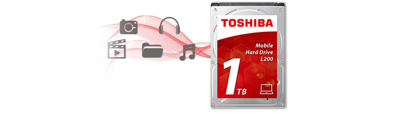 Dysk HDD Toshiba 1TB 5400obr. 8MB L200
