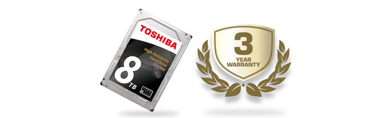 Toshiba N300 3-letnia gwarancja