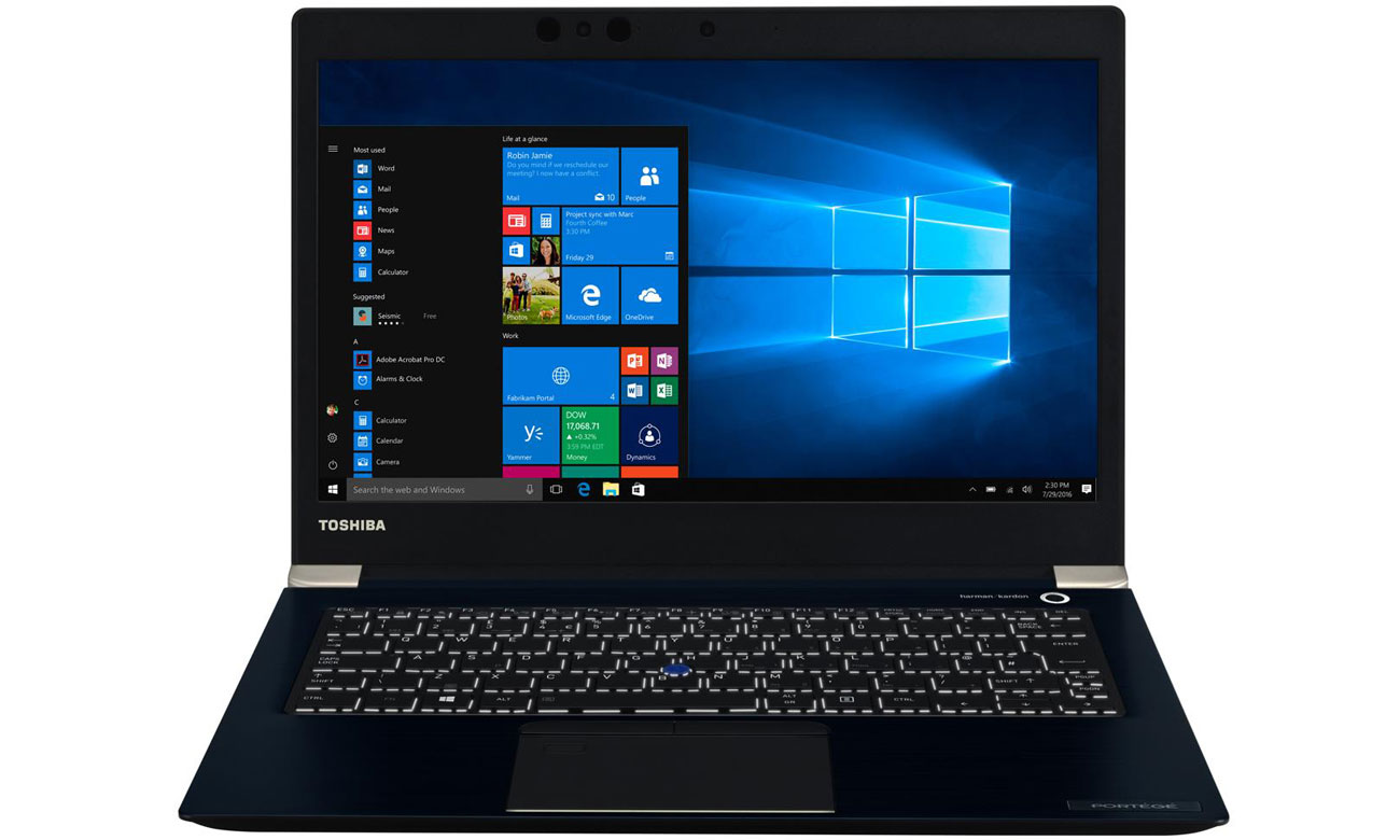 Laptop biznesowy Toshiba Portege X30