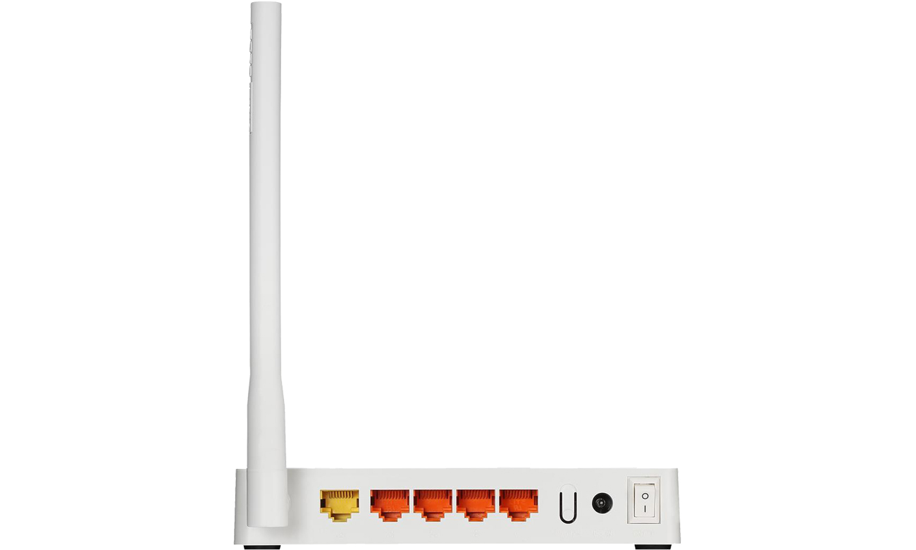 Router Totolink N150RT widok od tyłu złącza