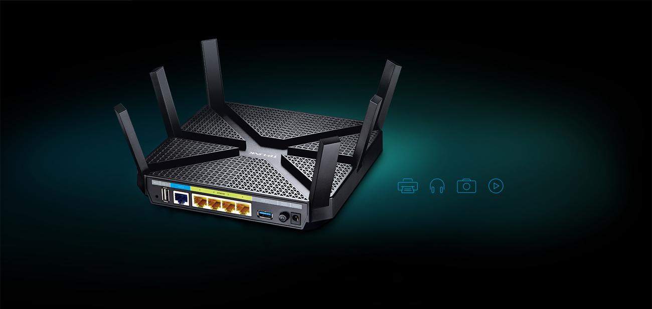 TP-Link Archer C3200 łączność przewodowa