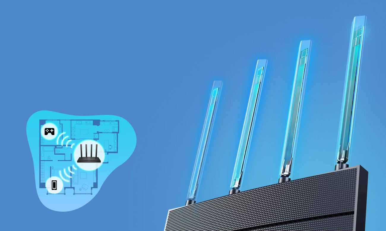 TP-Link Archer AX17 zasięg