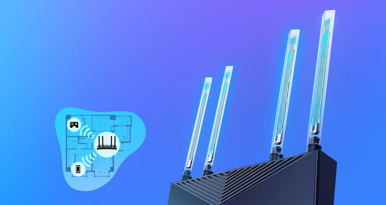 TP-Link Archer AX20 - Anteny