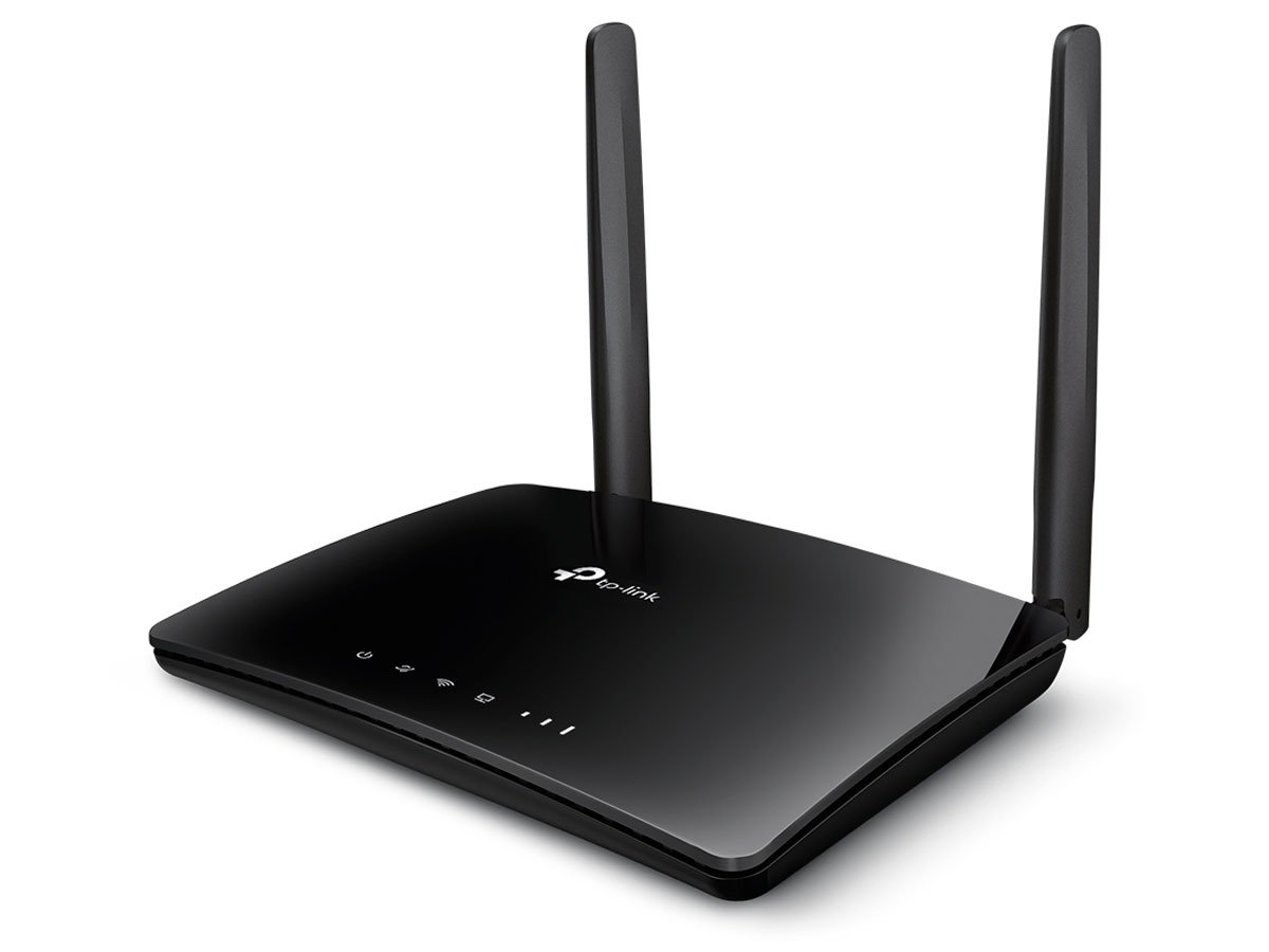 Router TP-Link Archer MR202 -Widok od przodu pod kątem