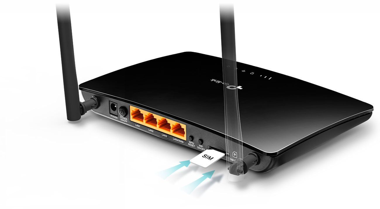 TP-Link Archer MR400 - Slot karty SIM