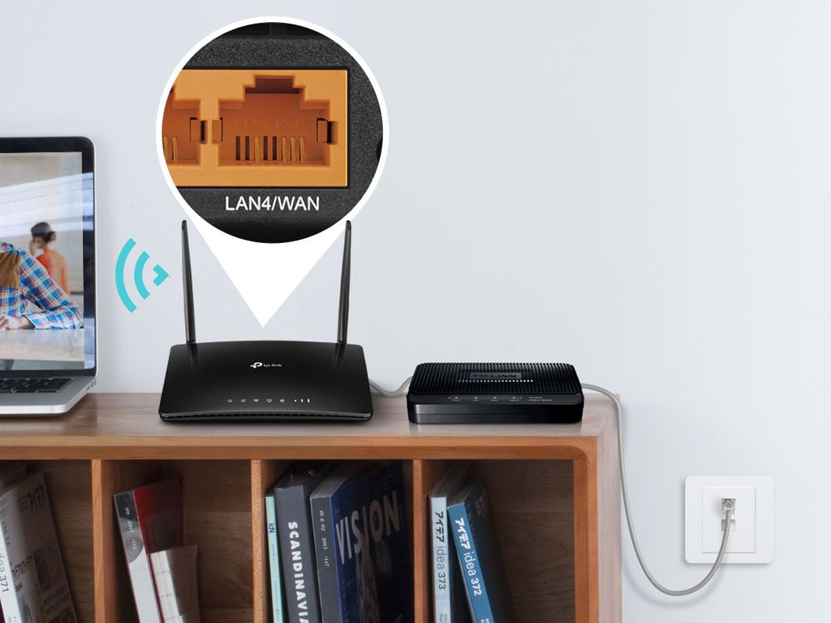 Dwupasmowy router TP-Link Archer MR402 - Zawsze połączony – tryb routera przewodowego