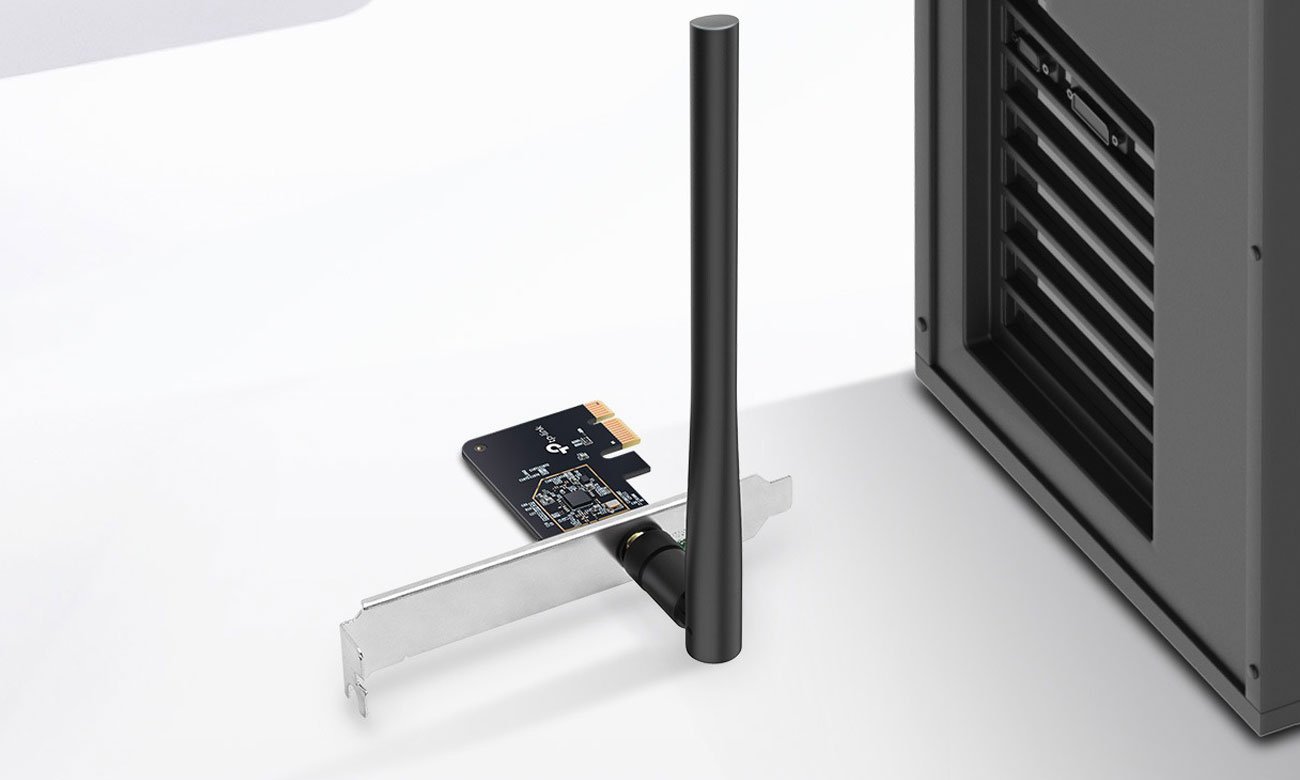 Dwupasmowa karta sieciowa TP-Link Archer T2E - Grafika lifestyle
