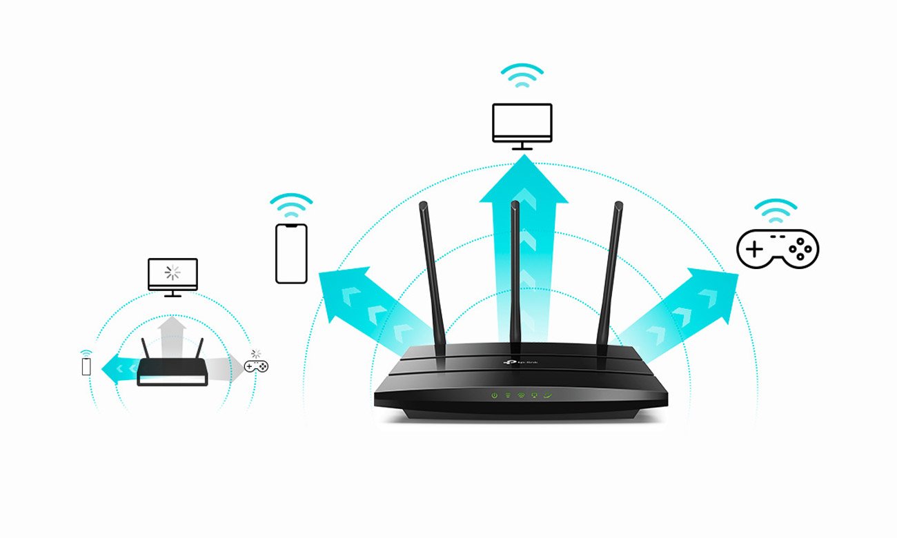 Zasięg sieci Wi-Fi w całym domu